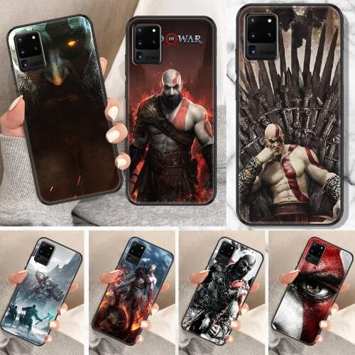 Game God Of War Phone case For Samsung Galaxy Note 4 8 9 10 20 S8 S9 S10 S10E S20 Plus UITRA Ultra black 3D funda tpu shell soft