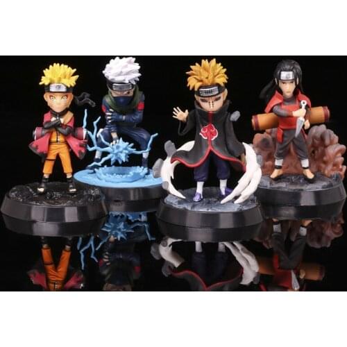 12cm Naruto Action Figures Uzumaki Naruto Hatake Kakashi Pein Action Figure GK PVC Anime Collectible Model Children Toys Figma