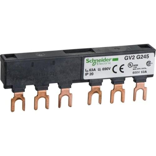 GV2-G245 GV2G245 Linergy FT - Comb busbar - 63 A - 2 tap-offs - 45 mm pitch