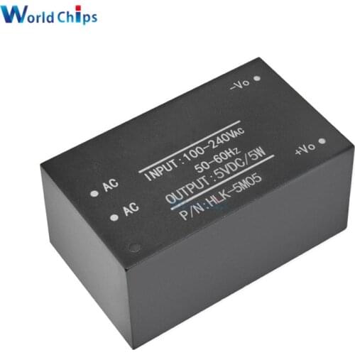 HLK-5M05 AC DC 220V to 5V 5W 5Watt Isolated Switching Step-Down Power Supply Module Converter HLK 5M05