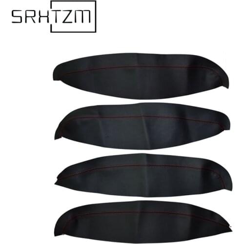 For Nissan Qashqai J10 2007 2008 2009 2010 2011 2012 2013 2014 2015 Car Door Handle Panel Armrest Microfiber Leather Cover