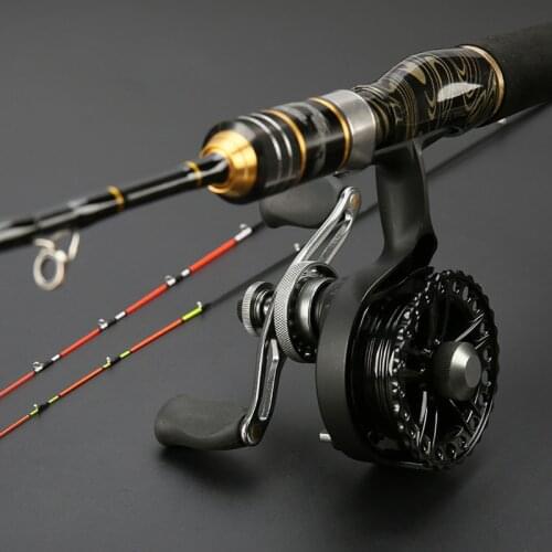 Titanium alloy miniature solid soft tip fishing rod telescopic rod 1.0m-1.3m outdoor fishing rod sale