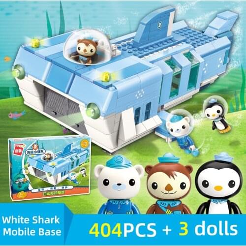 The Octonauts Barnacles Kwazii Peso Tweak Cartoon Model Building Blocks Sets Compatible Brick Constructor Toys For Children Gift