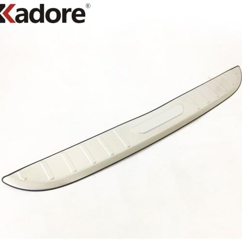 For Mazda CX-3 CX3 2017 2018 2019 2020 2021 Stainless Steel Exterior Rear Trunk Bumper Cover Trim Plate Car Styling Accessories