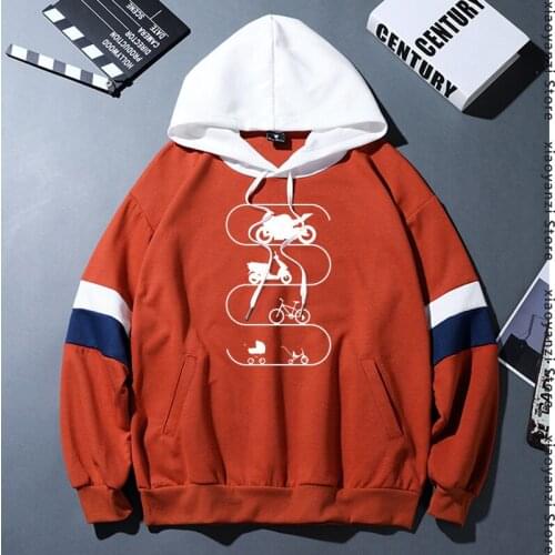 2020 autumn spring NEW Fashion Baby-Car Bike Bicycle Motorcycle Evolution hoodies For Man sweatshirts Hip hop hoodies Plus Size