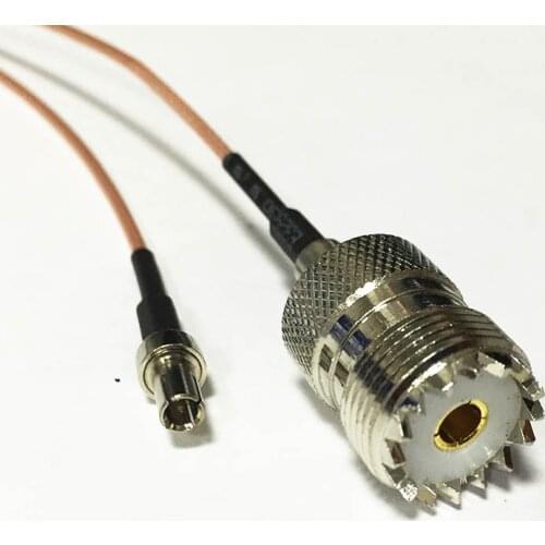 New UHF Female SO239 Switch TS9 Male Plug ST pigtail cable RG178 Wholesale 15CM 6" Adapter