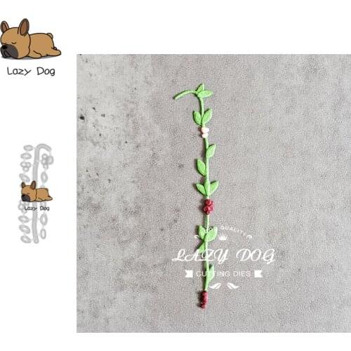 Rattan Plant Metal Cutting Dies Scrapbooking Stencil DIY Mold Knife Craft Embossing Die Cuts Card Making New Dies For 2020