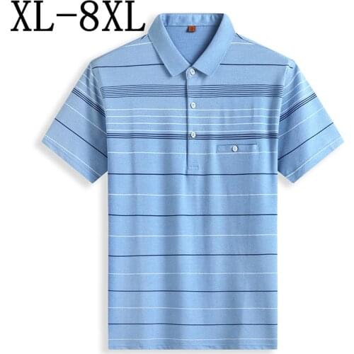 8XL 7XL 6XL 2020 Summer Business Brand Mens Polo Shirt Top Quality Short Sleeve Male Polos Shirt Casual Designer Polo Shirts