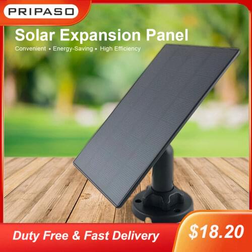 Ultra Thin Solar Panel for Rechargeable Battery Powered IP Security WiFi Camera Street Light Outdoor Light Surveillance Camera