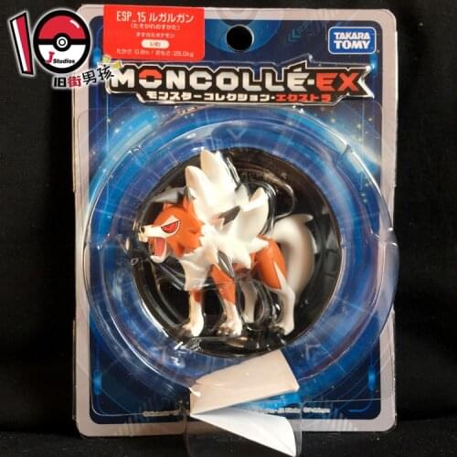 TAKARA TOMY Genuine Pokemon Lycanroc Ultra Sun Ultra Moon Necrozma Joints Movable Action Figure Model Toys