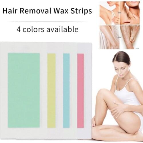 Hair Removal Wax Strips Papel Encerado Haarentfernung Epilation Depilacion Depilacja Femme Belleza Body Facial Mujer Kit