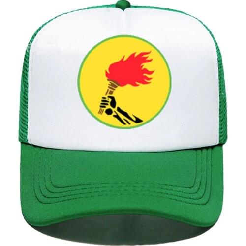ZAIRE FLAG democratic republicof the congo souvenir Funny Women Men Unisex Parent-child Hats Mesh Visor Outdoor Sun Hat