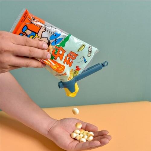 Seal Pour Food Storage Bag Clip Snack Sealing Clip Fresh Keeping Sealer Clamp Plastic Helper Food Saver Travel Kitchen Gadgets