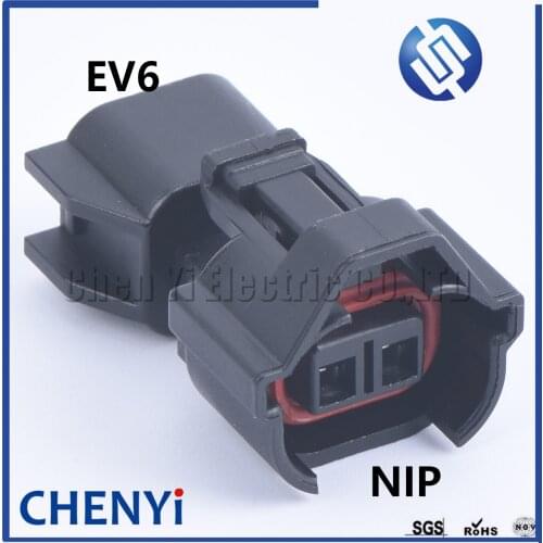1 set 2 pin auto connector professional racing V8 engine NIP-EV6 waterproof adapter car Fuel Injector Conversion Plug