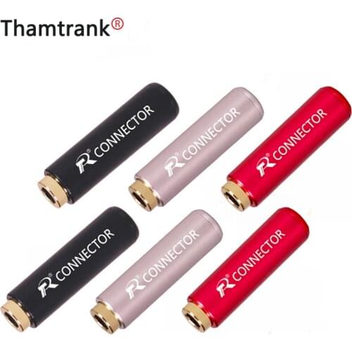 10pcs/lot 4 Poles Stereo 3.5mm Female Jack Aluminum Shell 1/8 inch Socket Audio Wire Connector Headphone Earphone Jack