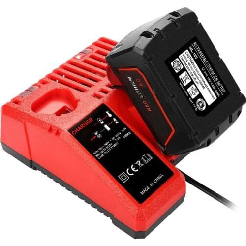 110-240V Li-ion Battery Charger for Milwaukee M12 M18 48-11-1815 48-11-1828 48-11-2401 48-11-2402 free shipping