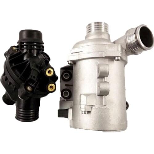 11517586925 Electric Water Pump+Thermostat Kit For BMW E60 E61 E81 E87 E90 E91 X1 X3 X5 Z4 325i 330i 525i 530i 630i 730i