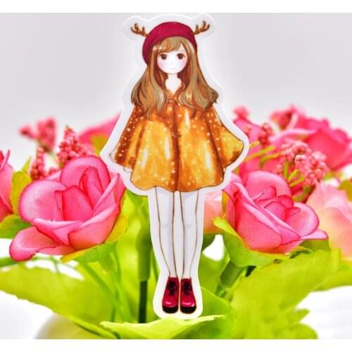 20pcs Creative cute self-made Daily Forest girls stickers scrapbooking stickers /decorative sticker /DIY craft photo albums