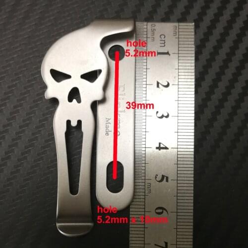 20pcs/lot 29mm *68mm Excellent quality Metal Spring Belt Holster Sheath Titanizing Clip kydex holster clips