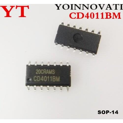 20pcs/lot CD4011BM CD4011 SOP14 IC