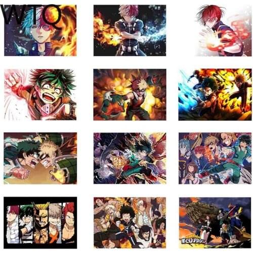 2021 My Hero Academia Picture Canvas Painting Poster and Print Wall Art Room Decor Wall Decor Canvas Art Posters Surprise Box