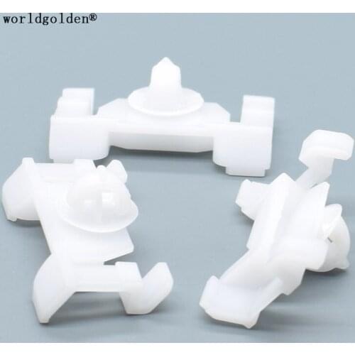 Worldgolden 100pcs auto fasteners Under Rocker Panel Fender Retaining Clip for MBZ#A0099884178