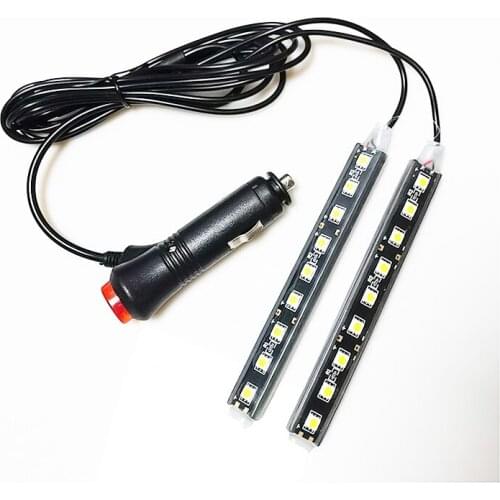 2pcs Car LED Foot Iamp Floor lamp Decorative lamp for Volvo S40 S60 S80 XC60 XC90 V40 V60 C30 XC70 V70/Mini One Cooper R50 R52