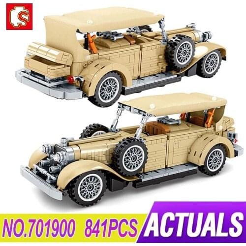 Sembo Blocks 701900 Convertible Car 841pcs Compatible Speed Champions Building Bricks Educational Toys Christmas Gifts