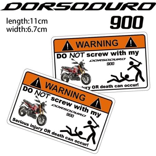 KODASKIN Motorcycle Cheap Creative Warning Sticker Decal for Aprilia Dorsoduro900