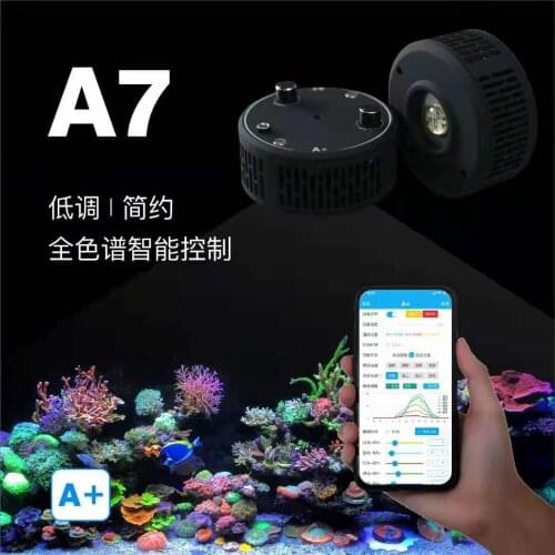 Himarine 100W Reef LED Light A7 WiFi Program Saltwater Seawater Marine Coral Reef Lights SPS LPS Aquarium Fish Tank Lighting