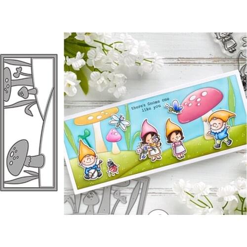 Little Mushroom New Metal Cutting Dies for Scrapbooking Handmade Tools Mold Cut Stencil DIY Card Make Mould Model Craft New 2021