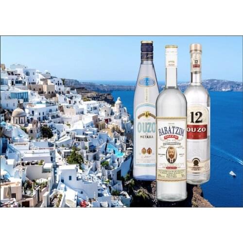 Ouzo Metal Sign Pub She Shed Garage Plaque Bar Man Cave Home Decor Greek Shots