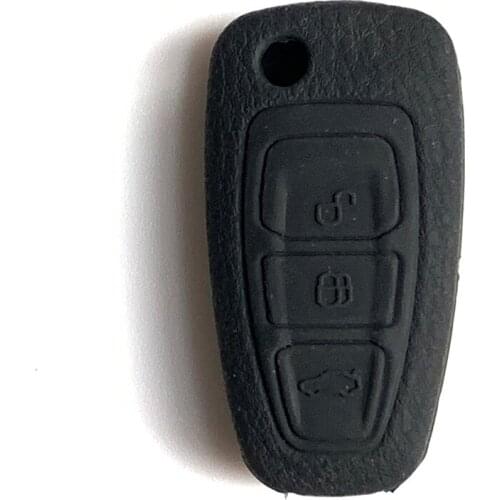 New Silicone Rubber Car Key Cover Case protector Sticker Remote Key Bag Case For Ford Series C