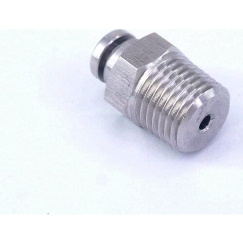 Pneumatic Straight Tube OD 4mm*1/4"BSP 304 Stainless Male Push in Fitting Quick Connector Anticorrosion Antioxidation