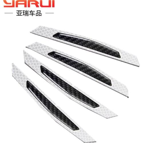 Car door anti-collision strips affixed bright face door border protection scraping adhesive body general decoration supplies