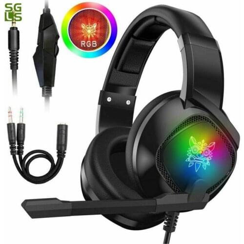 Wired Game Headset 3.5mm Gaming Earphones Deep bass Stereo Casque with Microphone For Xbox one PS4 PC Nintendo Switch
