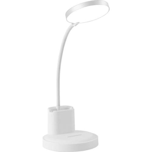 New Led Table Lamps with USB Touch-Dimmable LED Stand Desk Light Reading Lamp Modern Flexible Study Lamp with Pen Holder