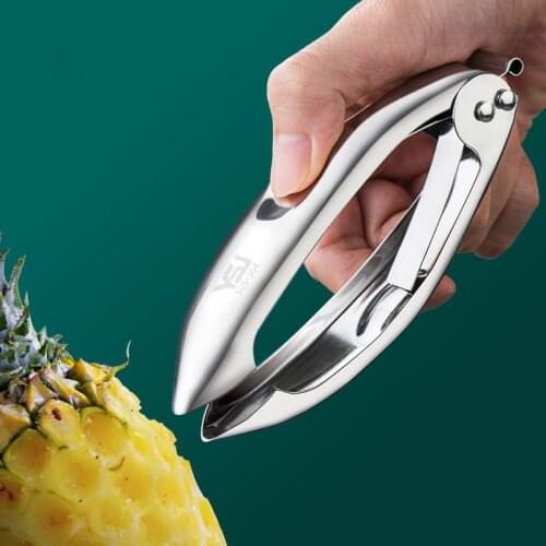 Creative Fruit Peeler Pineapple Cutter Stainless Steel Cutter Pineapple Slicer Clips Fruit Tools, Kitchen Accessories