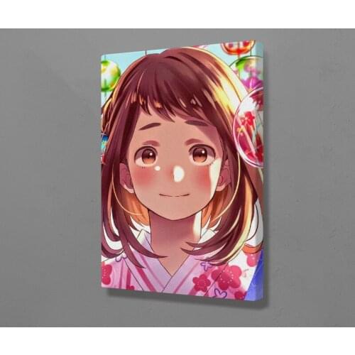 Uravity Ochaco Uraraka Boku no Hero Academia Wall Art Canvas Decoration poster prints for living room bedroom decor Painting