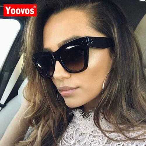 Yoovos 2021 Vintage Square Sunglasses Women Retro Brand Design Colorful Leopard Fashion Party Sun Glasses Female Eyewear UV400