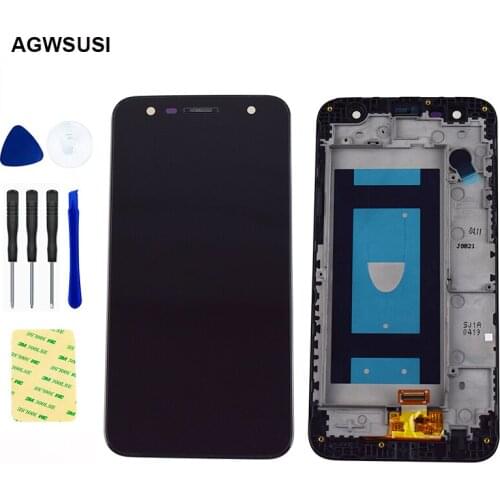 For LG X power 2 M320 LCD Display Monitor Screen Panel Module + Touch Screen Digitizer Sensor Glass Assembly Frame