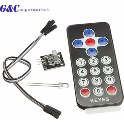1Set Infrared Remote Control Module Wireless IR Receiver Module DIY Kit HX1838 for Arduino Raspberry Pi