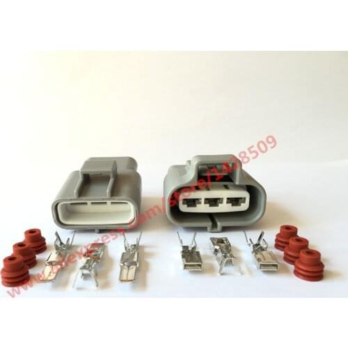 10 Sets Sumitomo 3 Pin Electric Fan Plug Female And Male For Toyota Carola Corolla Camry 6189-0165 6188-0129