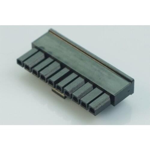 100 pcs Micro-Fit 3.0 mm connector single row Male Plug Housing 10 Pin 1x10 Position