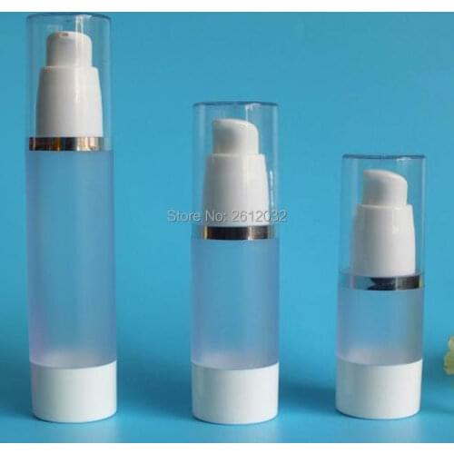 15ml 30ml 50ml Frosted Body Bottles Clear Airless Vacuum Pump Empty for Refill Container Lotion Serum Cosmetic Liquid F20173872
