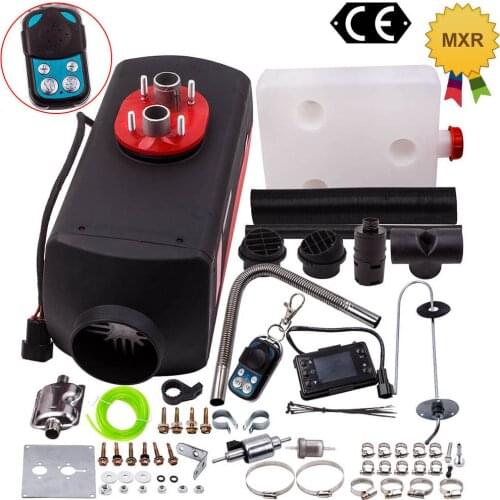 12V 5000W 5KW Air Diesel Heater LCD+ Remote Control for Truck Motor-homes RV Bus