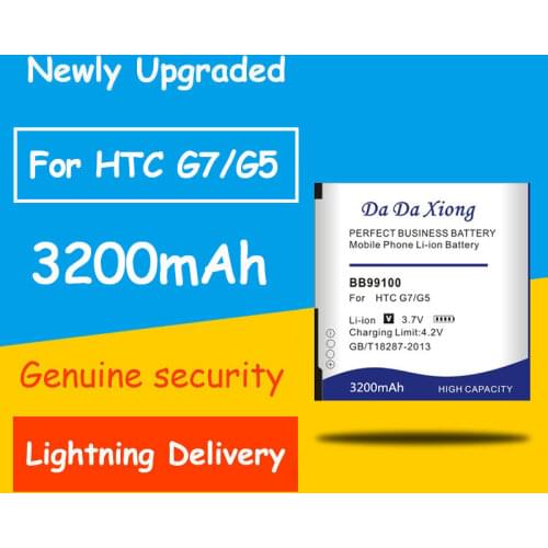 Free shipping 3200mAh BB99100 Replacement Phone Battery for HTC A8180/A8181/G5/G7/T8188/T9188/NEXUS ONE/HTC Desire