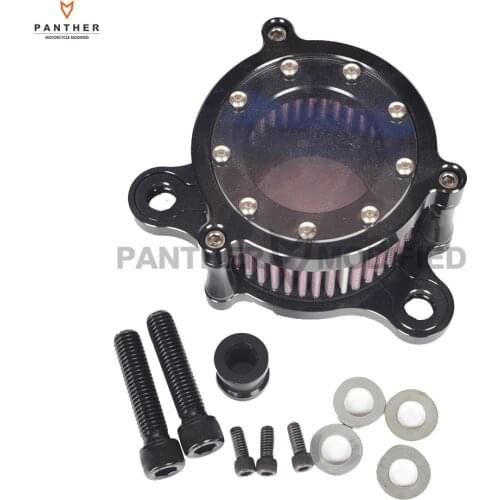 Black Motorcycle Air Cleaner Intake Filter case for Harley Sportster XL883 XL1200 2004-2014 05 06 07 08 2009 2010 2011 2012 2013