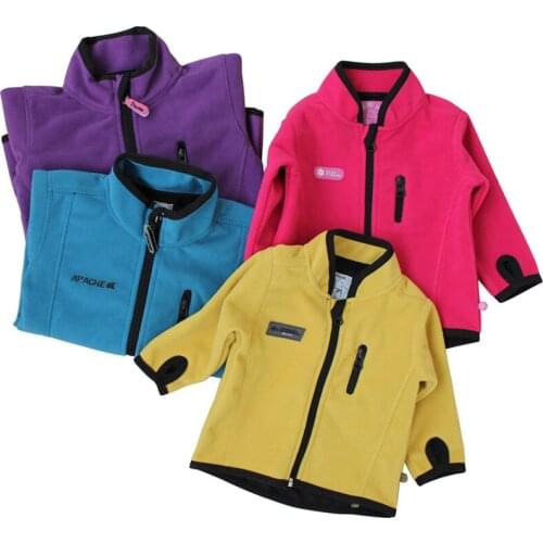 Children jacket kids clothes baby coat front zipper winter warm jacket girls and boys clothes outwear jacket microfleece jacket