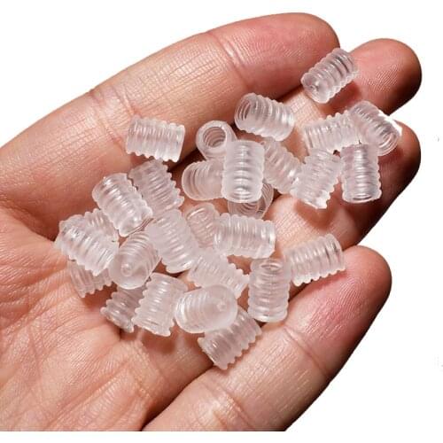 1000 pcs Cord Lock Stopper Toggles for Mask Drawstrings Elastic Elastic Cord Adjuster Buckles Ear Cord Elastic Band Beads